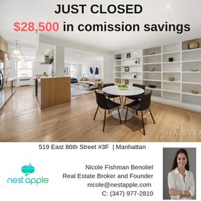 NestApple ads with Cashback to reduce Closing Costs in NYC
