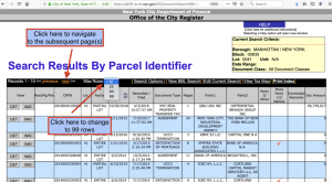 ACRIS to search NYC Property