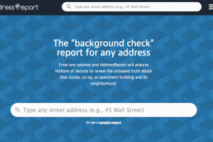 property shark background check report for any property