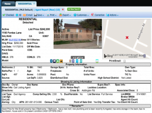 example of real estate listing