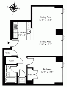 floorplan of classic 4 