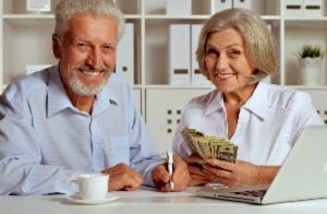 couple discussing money