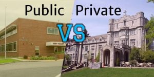 public vs private