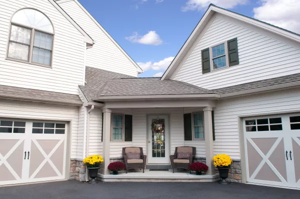 An in-law addition joined to the main house, which is the shape a mother daughter setup usually takes