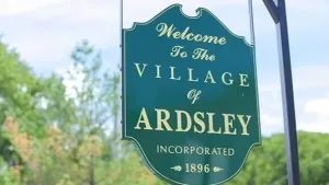Welcome to the Village of Ardsley sign
