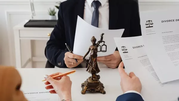 An attorney reviewing a New York purchase contract before the buyer signs
