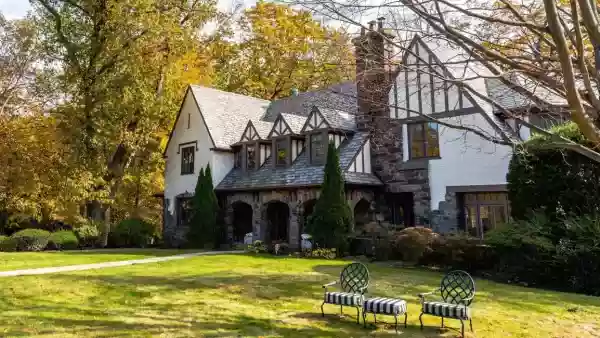 A Westchester Tudor home in autumn