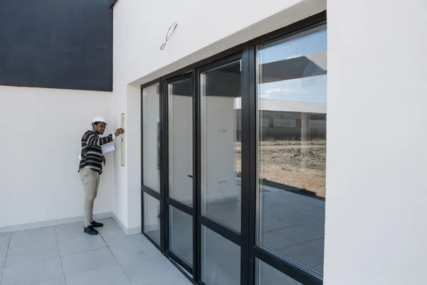 A buyer walking an empty unit before deciding whether to skip the inspection